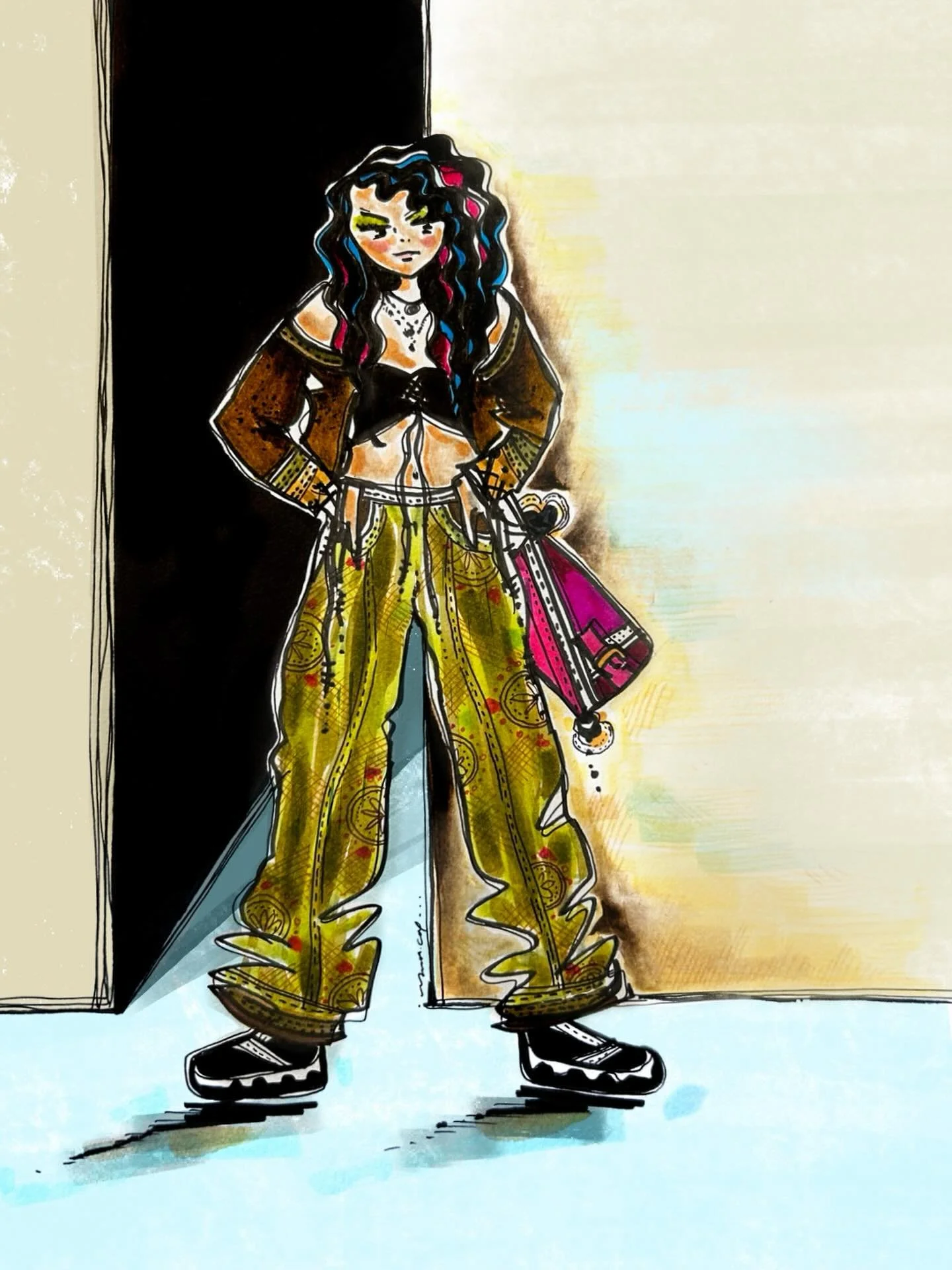 Just for fun while I decide what project is next! (and where can I get this outfit?!)