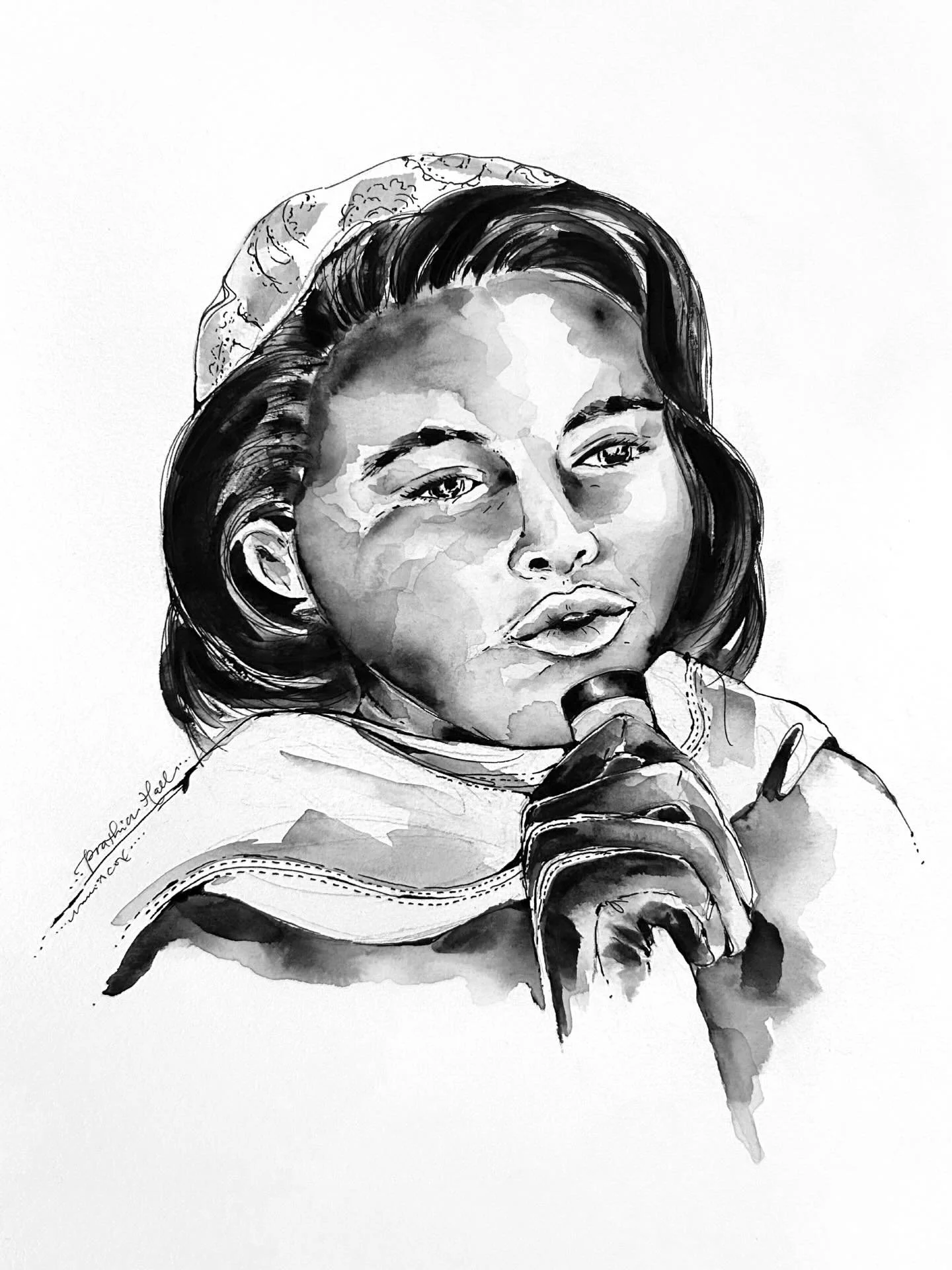 Painting Prathia Hall made me want to learn more about about her! 

I discovered her story just a couple weeks ago in &ldquo;The Spirit of Justice: True Stories of Faith, Race, and Resistance&rdquo; by @jemartisby. I was surprised to learn that &ldqu