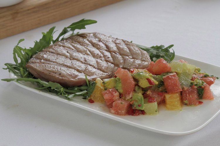 Tuna with Citrus Salsa