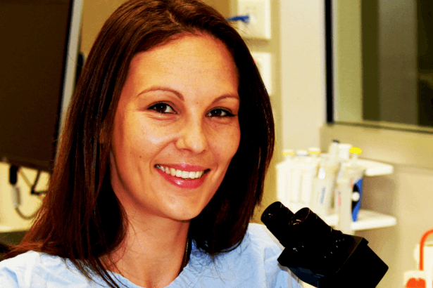 Dr Kara Perrow, a 2014 Grant recipient - solely supported by  The Can Too Foundation .