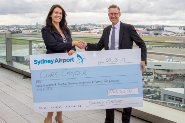 Sydney Airport Community Christmas Giving Appeal raises $313,000 to help Cure Cancer