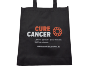 Cure Cancer Black Tote Bag