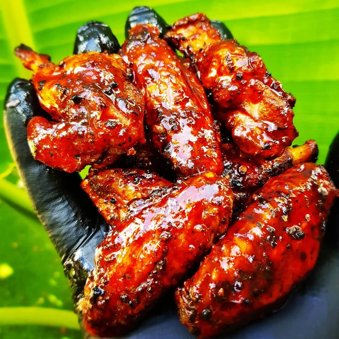Crispy Smoked &amp; Glazed Chicken Wings by Chris Habib