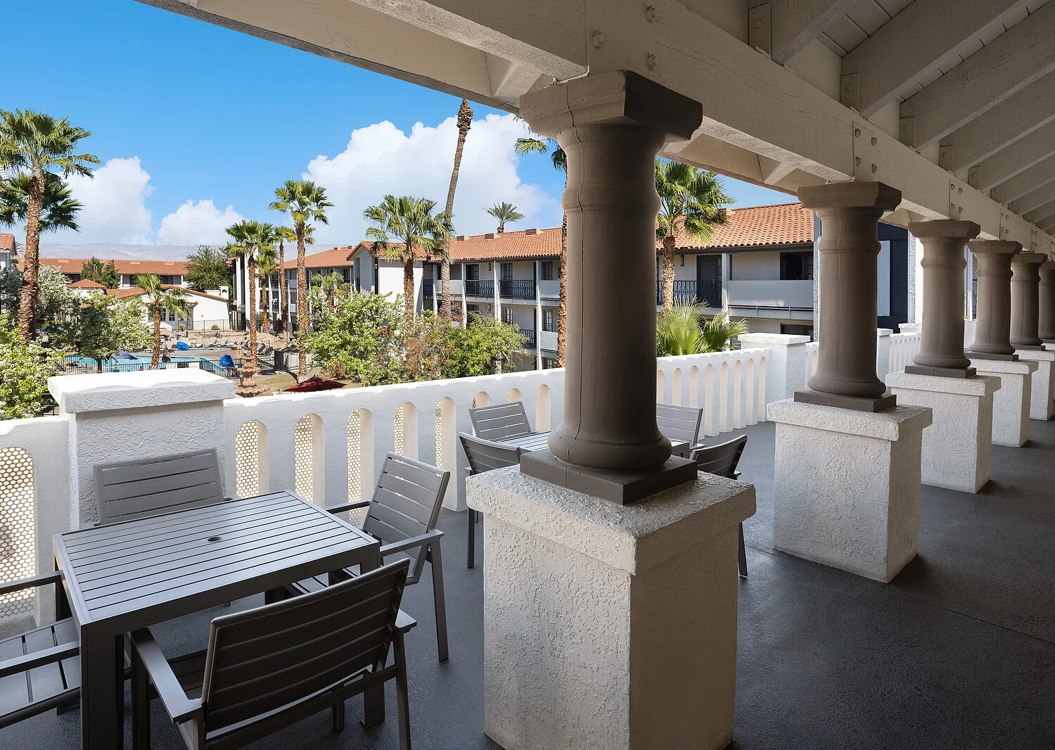 Palm Desert Embassy Suites prefunction.JPG