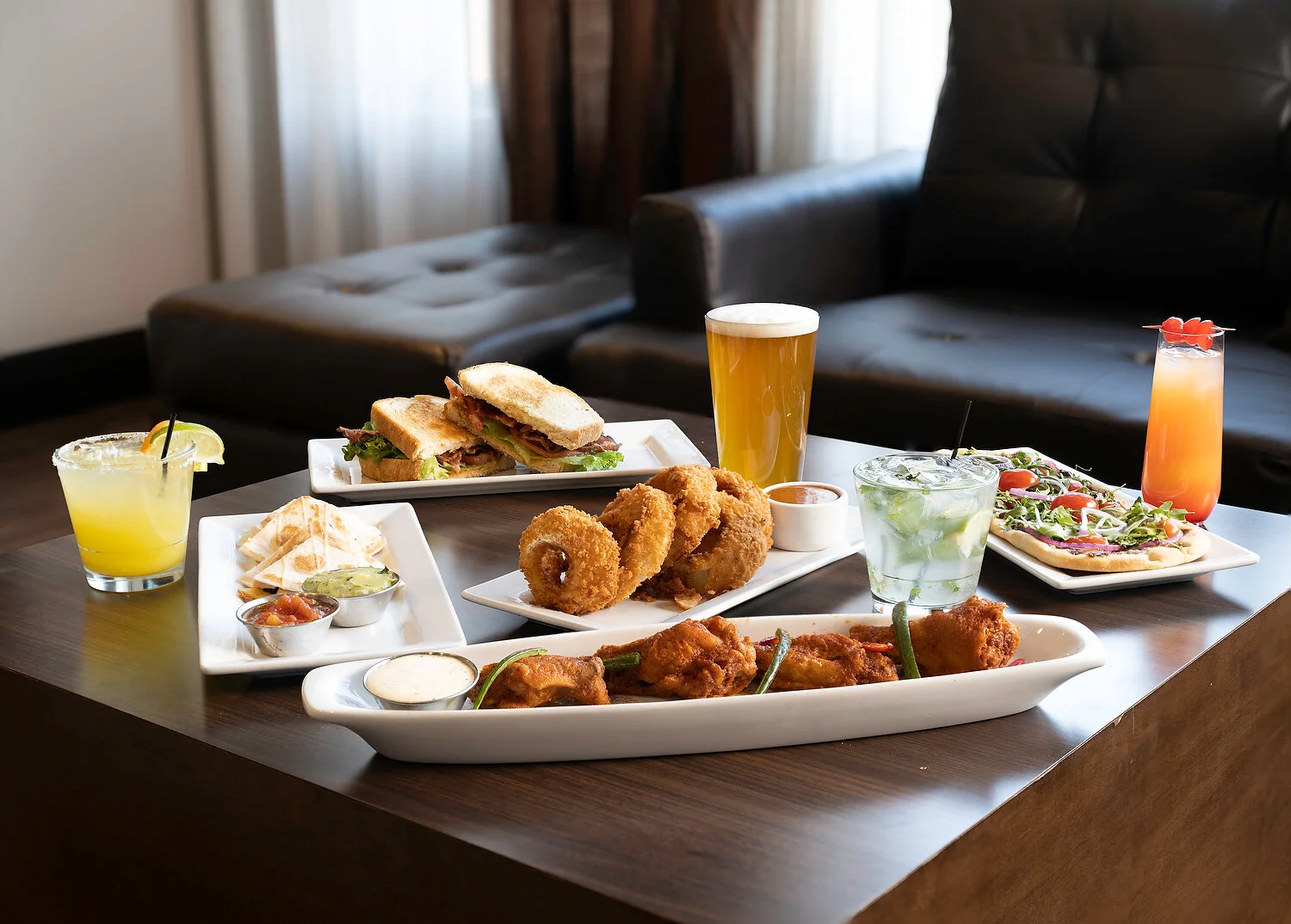 Residence Inn Bellvue downtown Escape lounge food.JPG