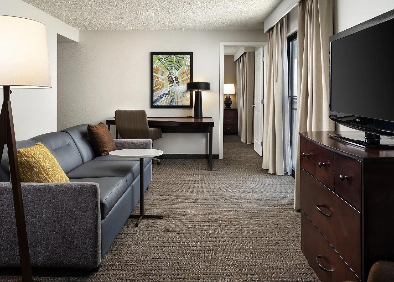 Residence Inn lynwood one bedroom suite.JPG