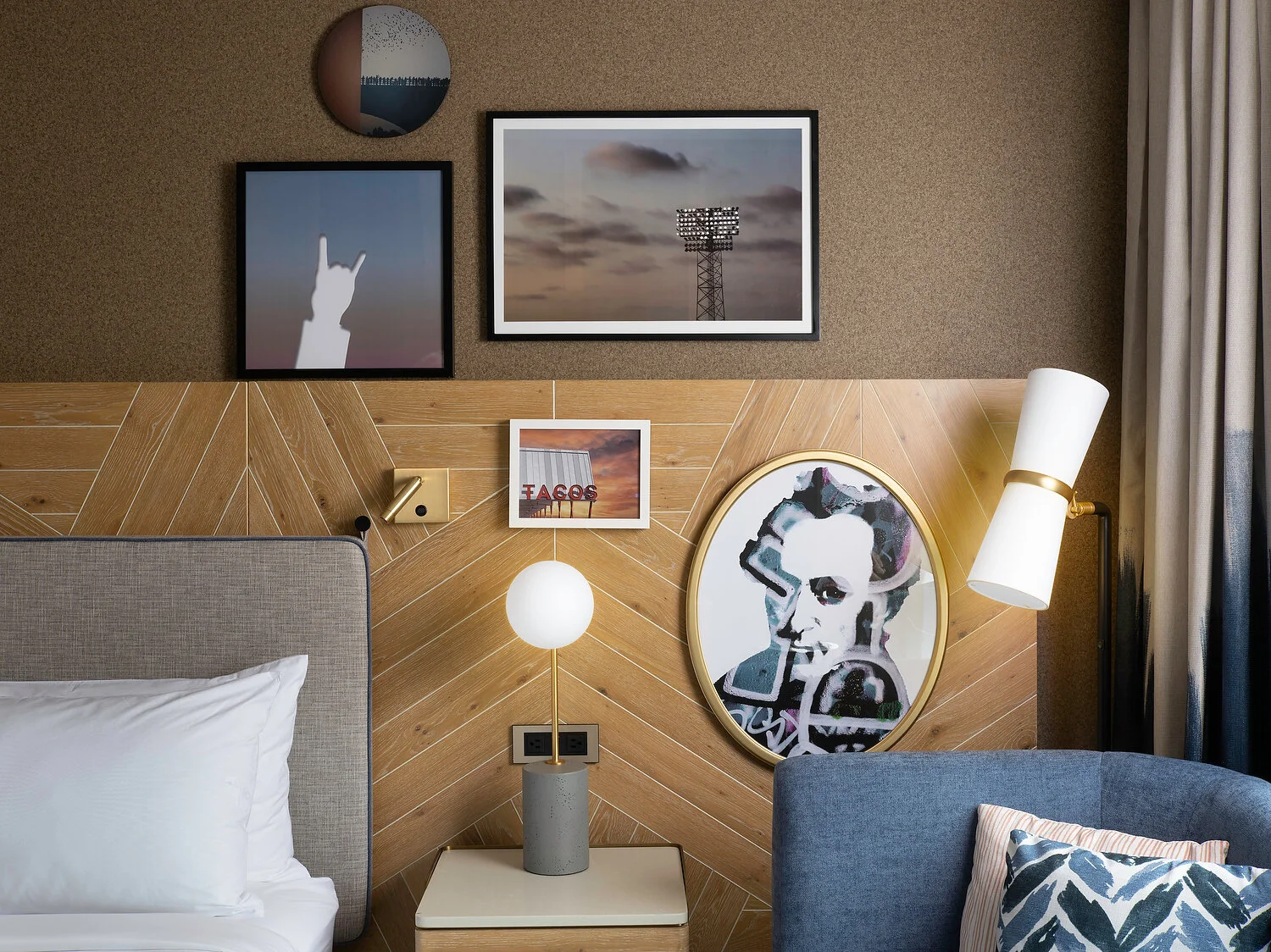 Otis 516 King art wall in room.JPG
