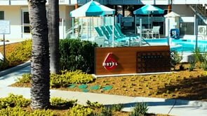 America's first Motel 6, Santa Barbara, California.