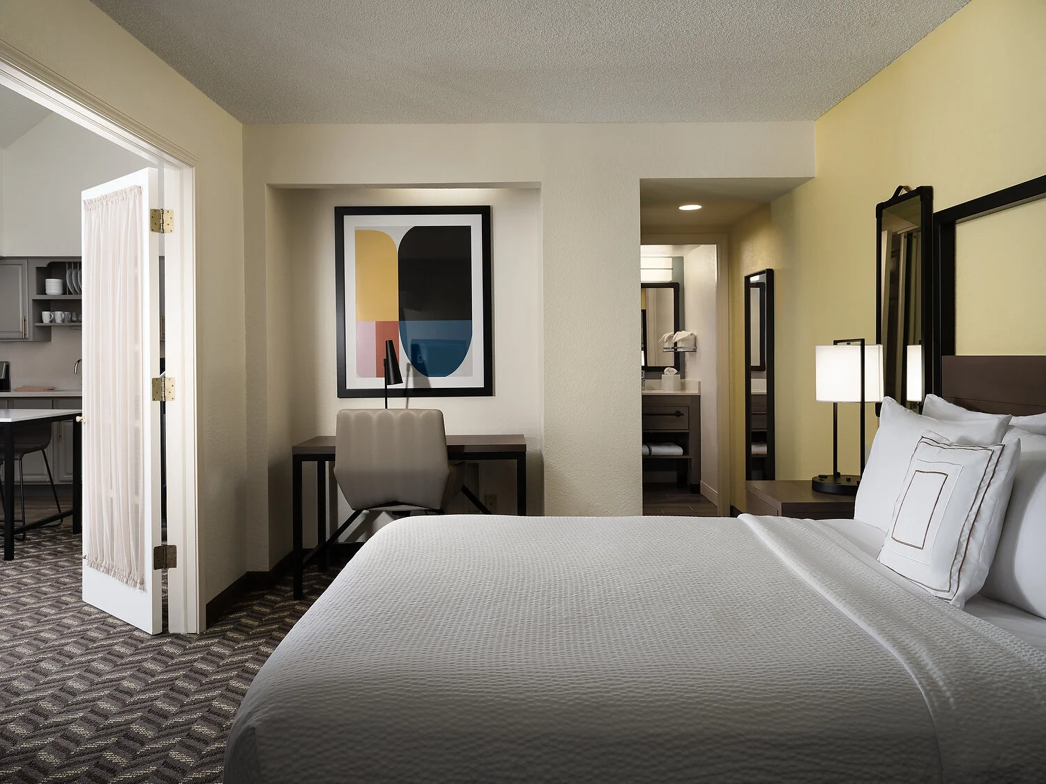 Sunnyvale Residence Inn 624 master bedroom .JPG