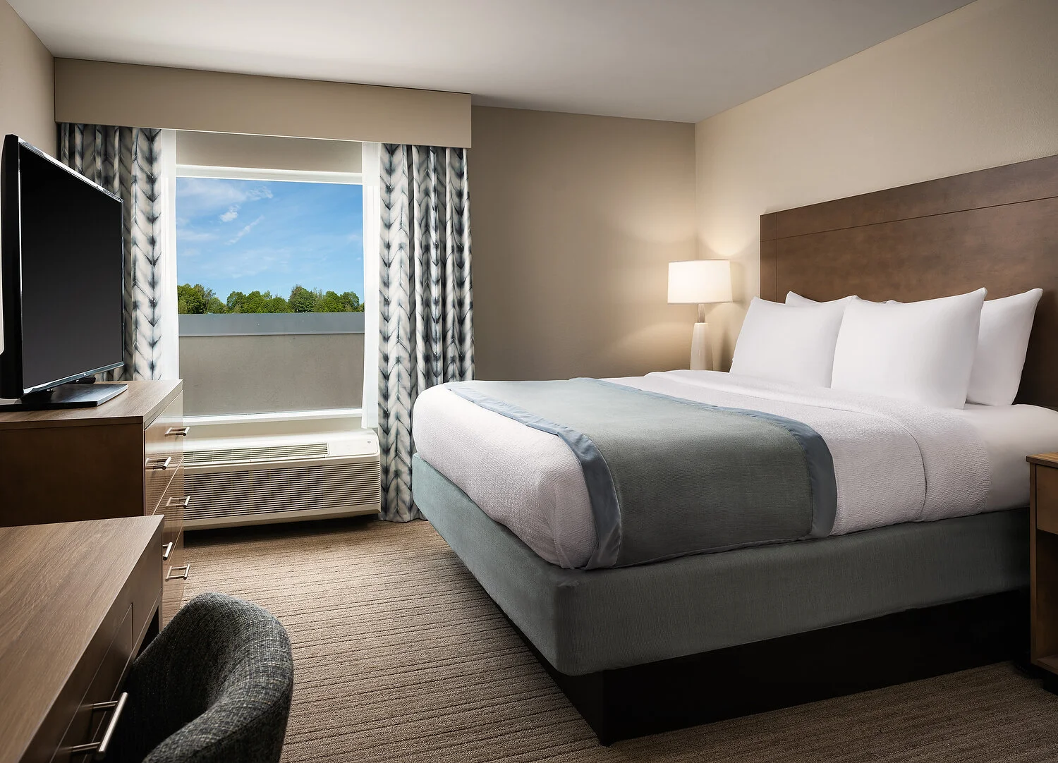 Olive Branch BWPlus 203 king suite bed area.JPG