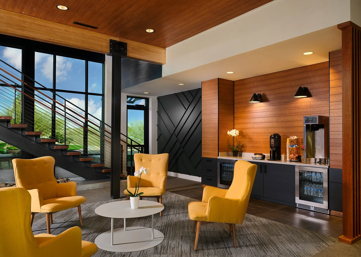 Canyon Villas sales office refreshment area.JPG