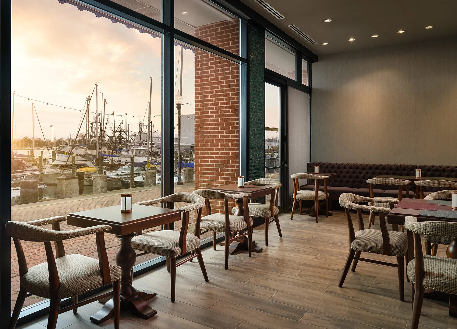 Hampton bar eating area with view.JPG
