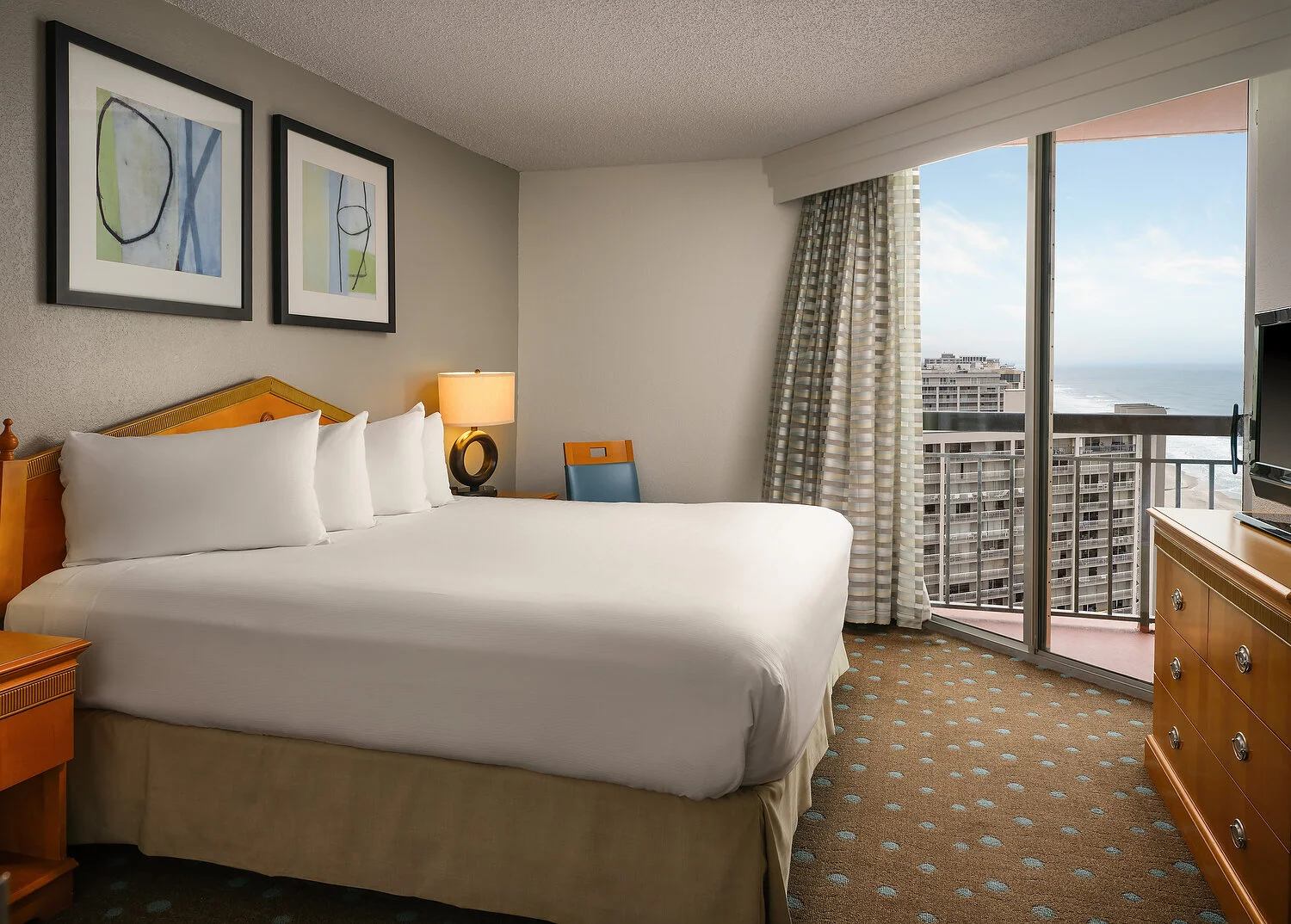 Myrtle Beach Embassy Suites 1911 king roomA.JPEG