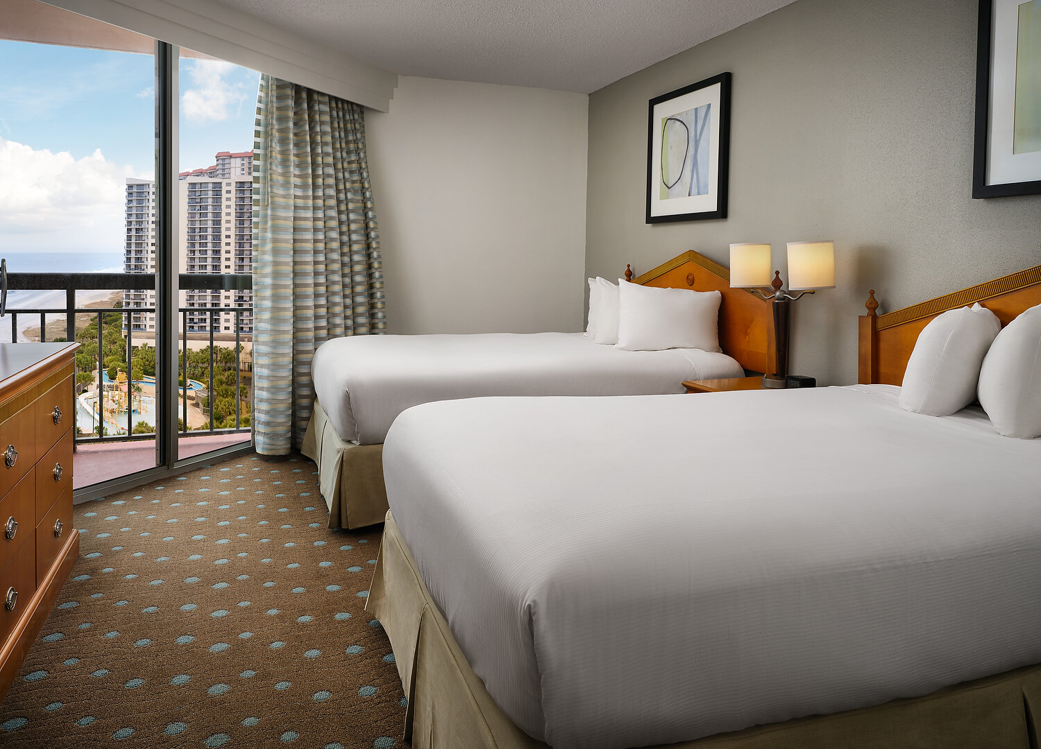 Myrtle Beach Embassy Suites aa1208 bedroomA.JPG