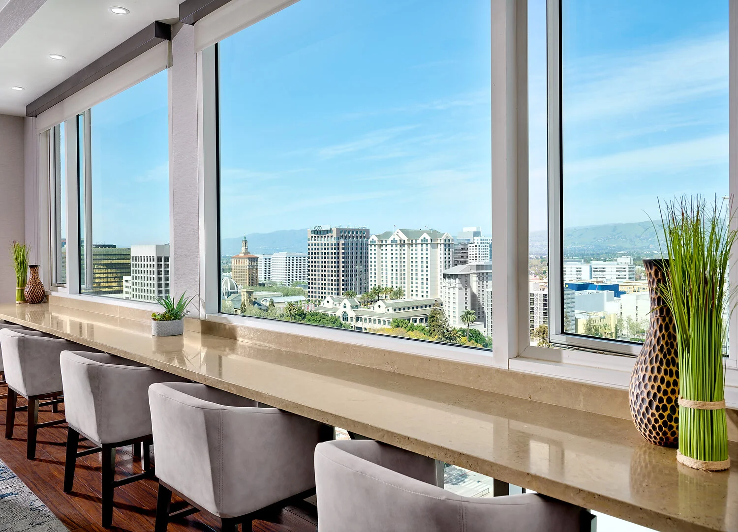 San Jose Hilton executive lounge view.JPEG