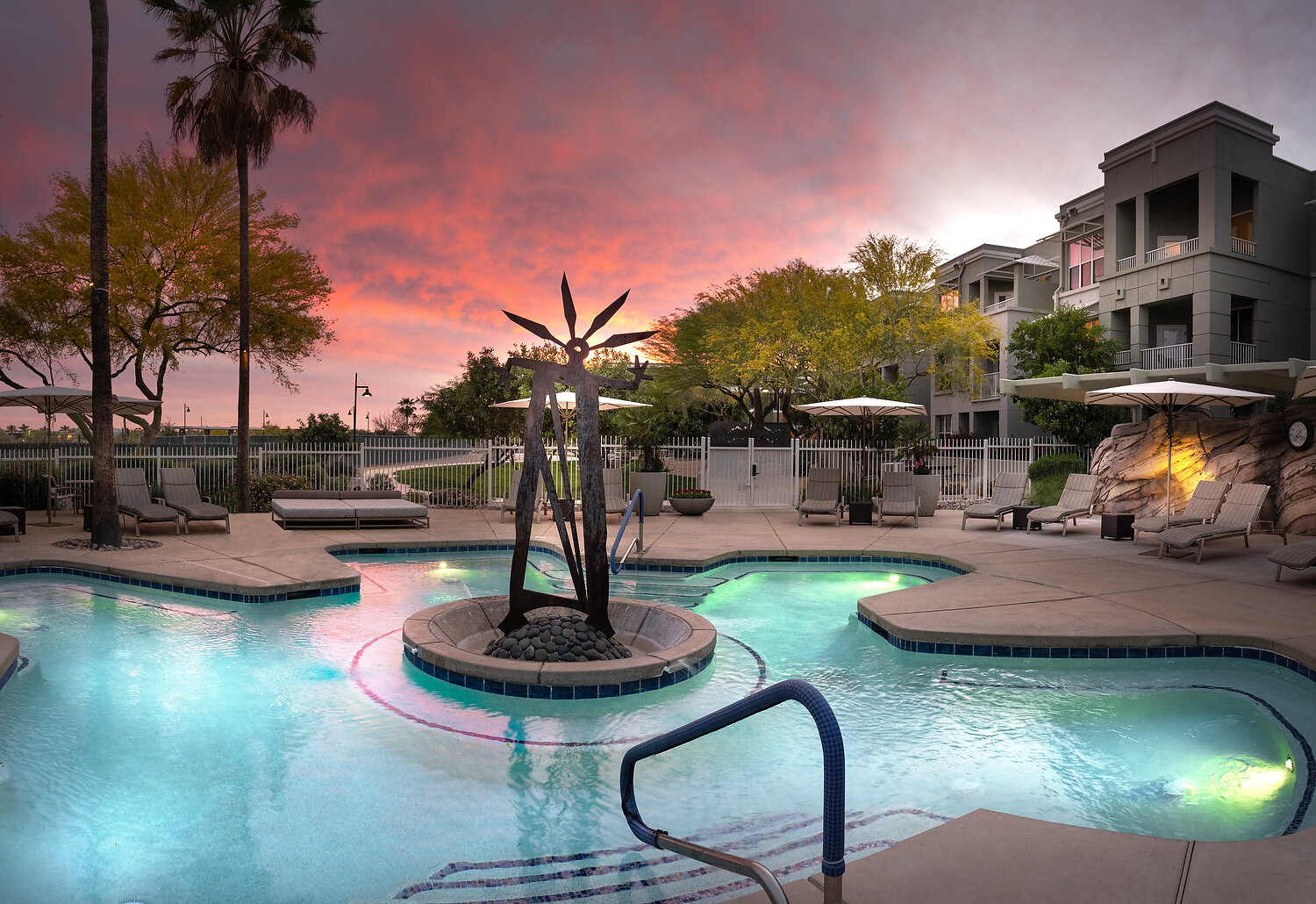 Canyon Villas relaxation pool duskA.JPG
