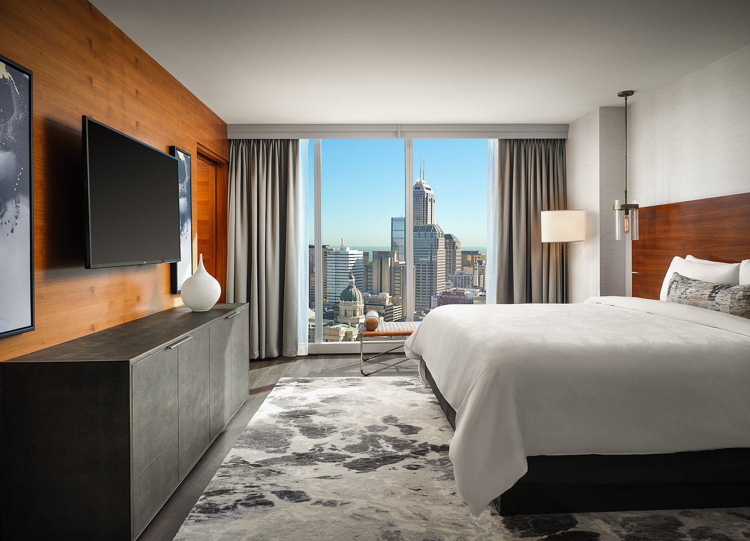 JW Marriott Indianapolis presidential 3223 master bedroom.JPEG