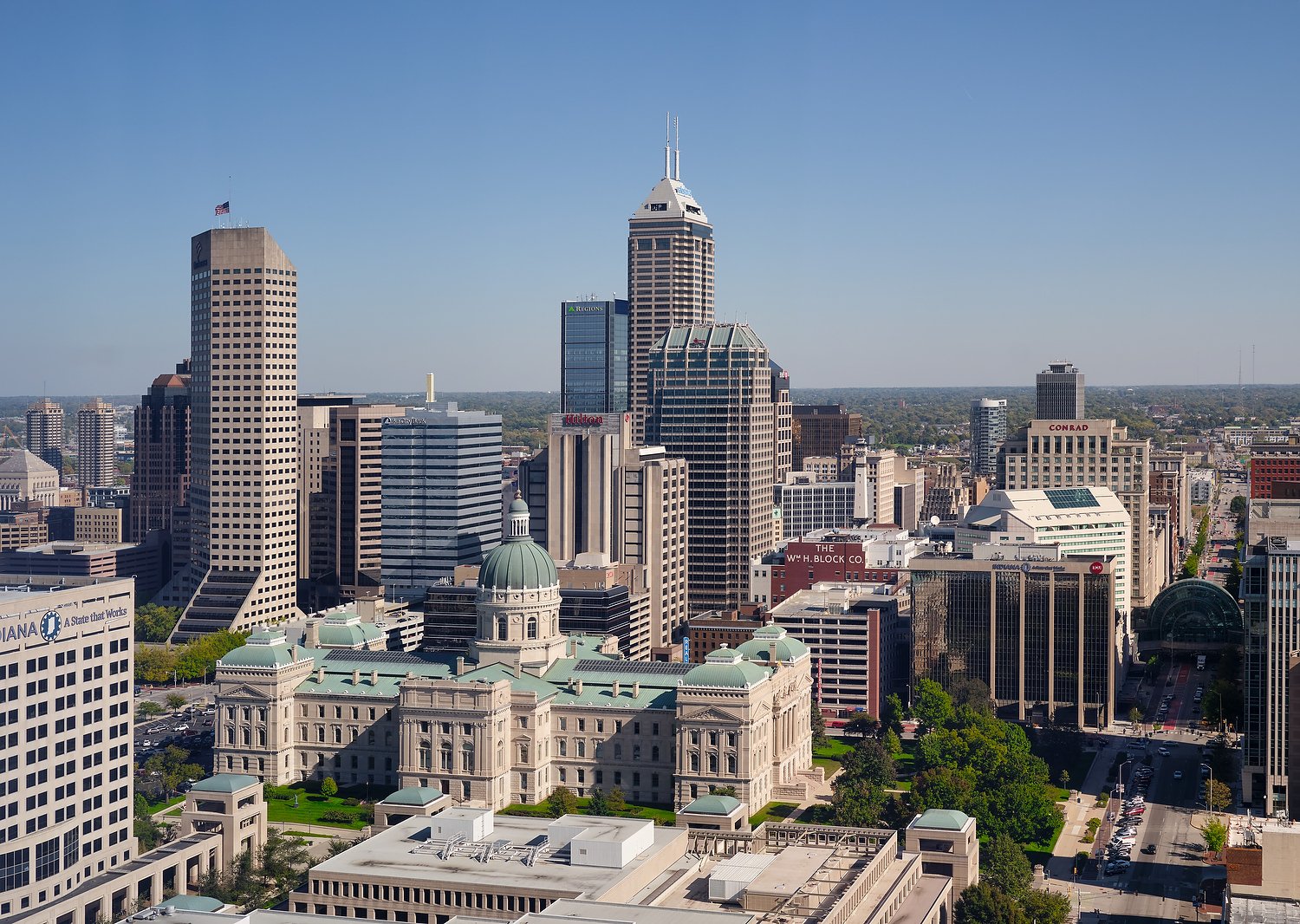 JW Marriott Indianapolis city view.JPG