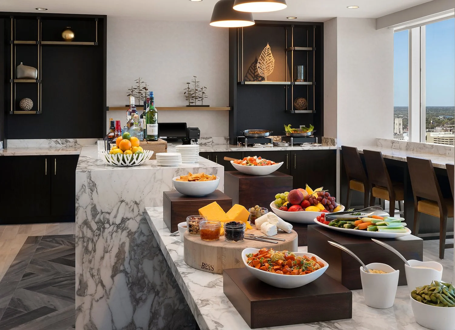 JW Marriott Indianapolis concierge lounge  food 1296A.JPEG