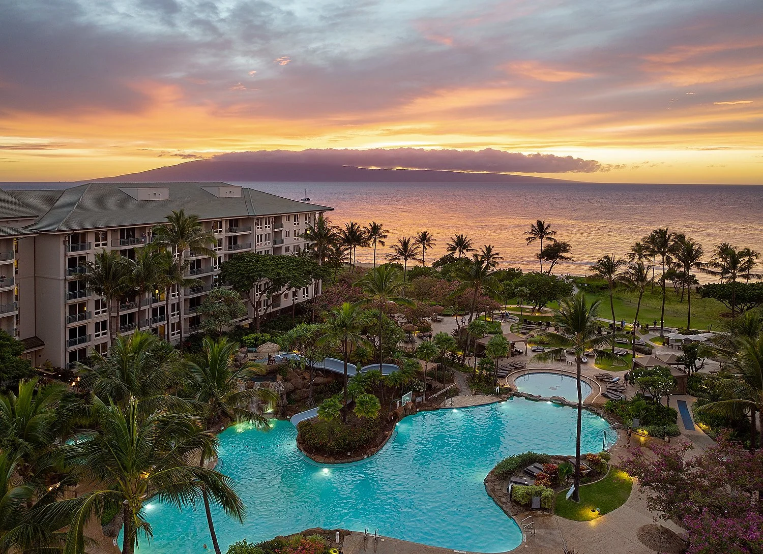 Maui Westin 2305 south towers dusk view.JPEG