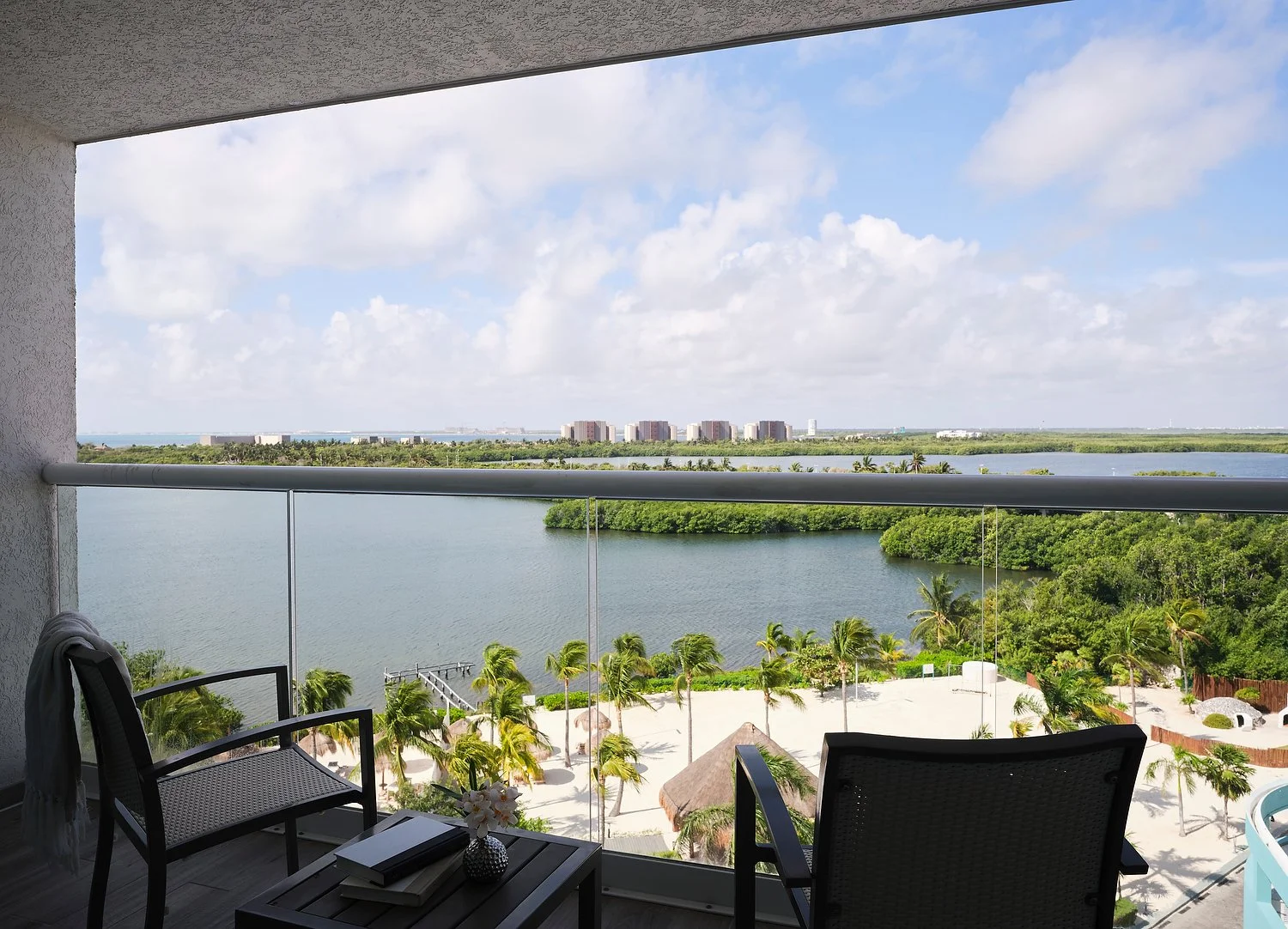 Westin Cancun 1610 STDO studio balcony lagoon view.JPG