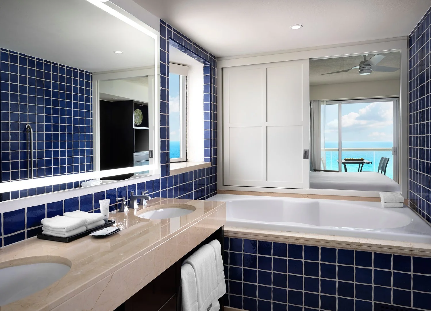 Cancun Lagunamar OFOM 1 bedroom villa rm 181 master bathroom.JPEG