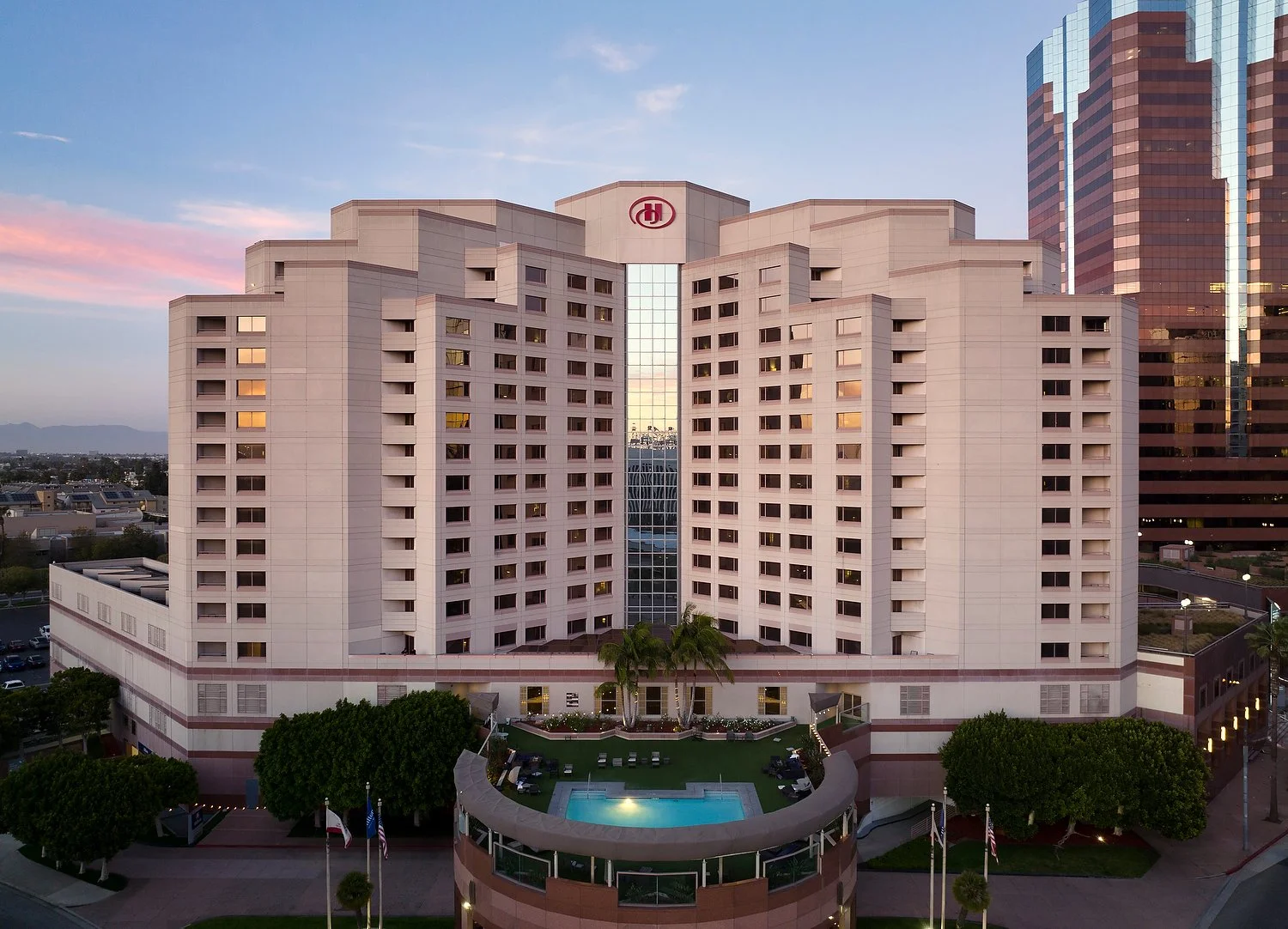Long Beach Hilton dusk exterior 1440.JPEG