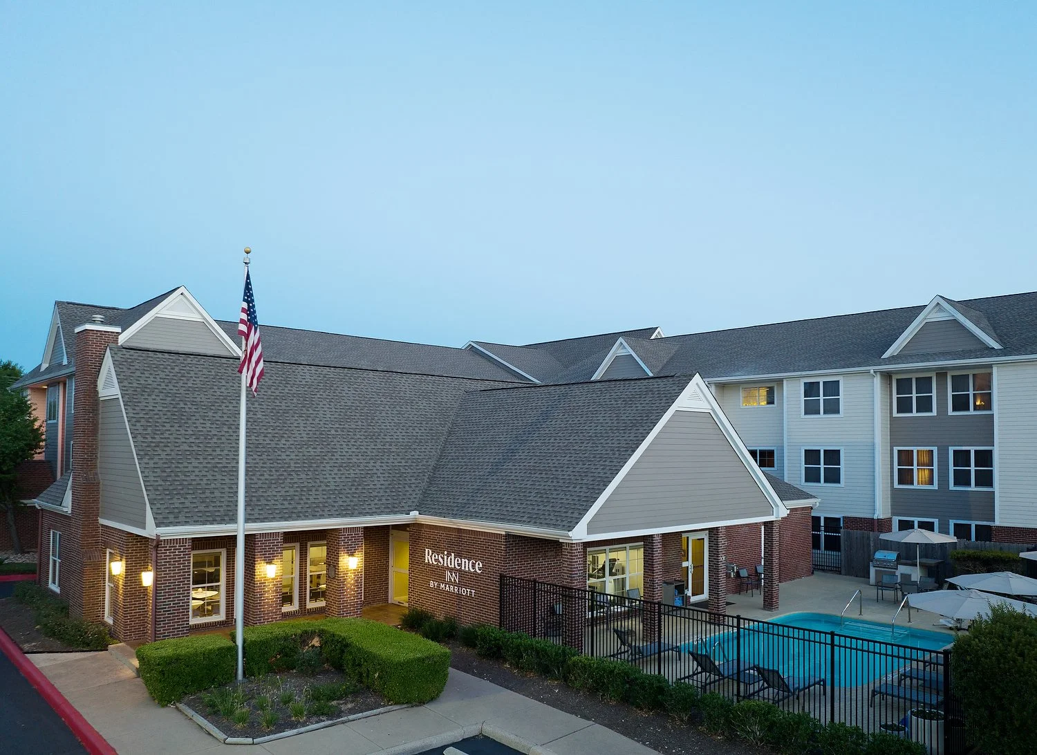 Austin Residence Inn dusk exterior.JPEG