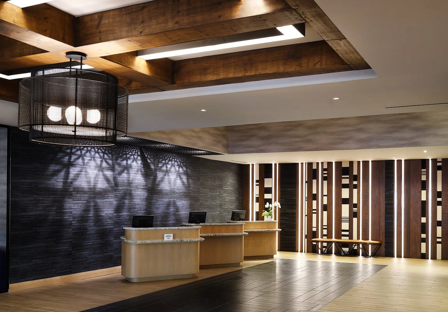 Austin Marriott front desk area.JPG