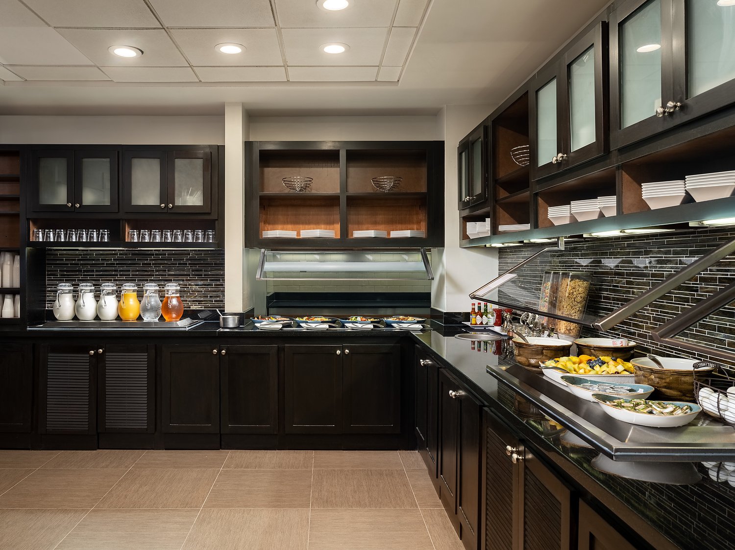 Dallas Plano Hyatt House breakfast area setup.JPEG