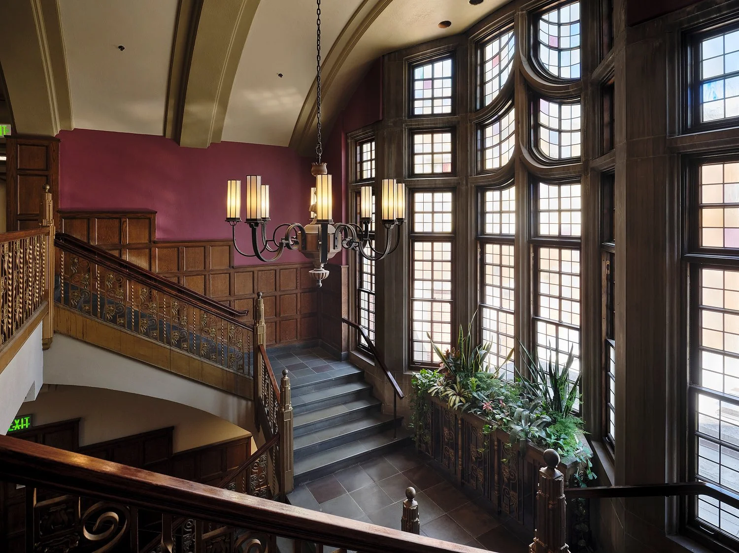 Purdue Union Club stairwell.JPG