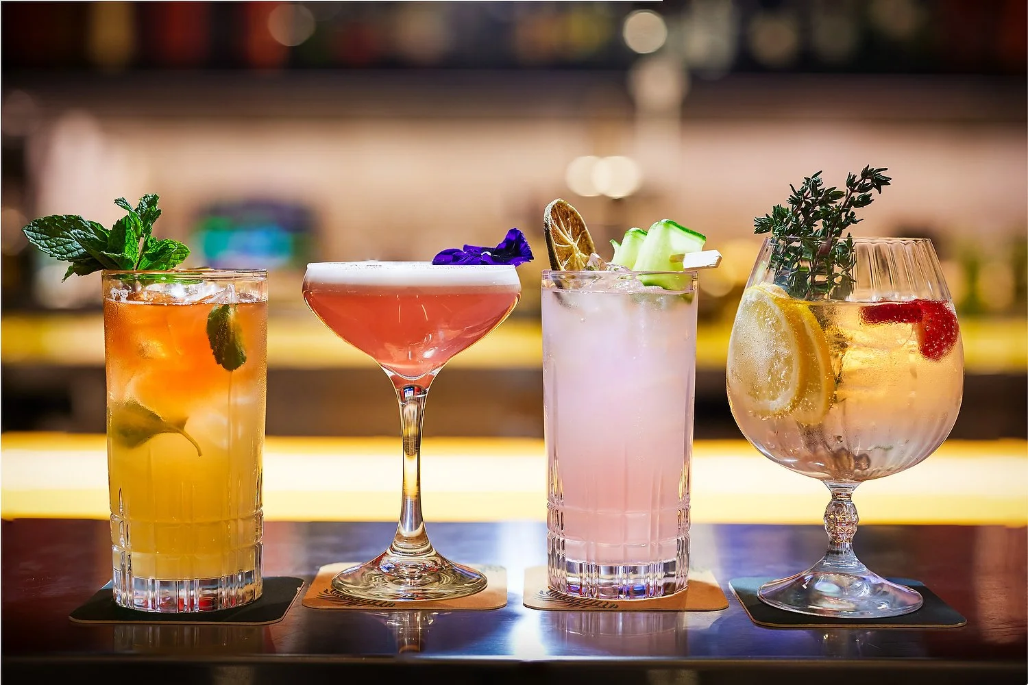 San Francisco Barnes drinks in a row four.JPEG