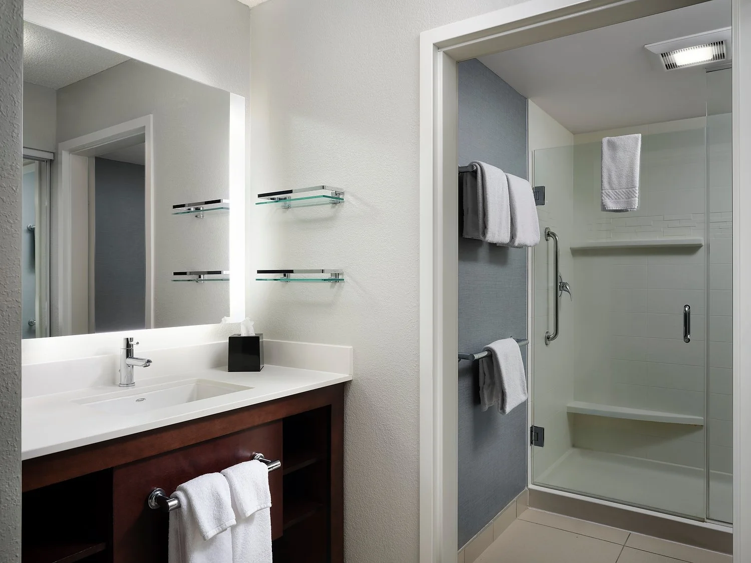 Grand Rapids Residense Inn room 206 standard king bath.JPEG