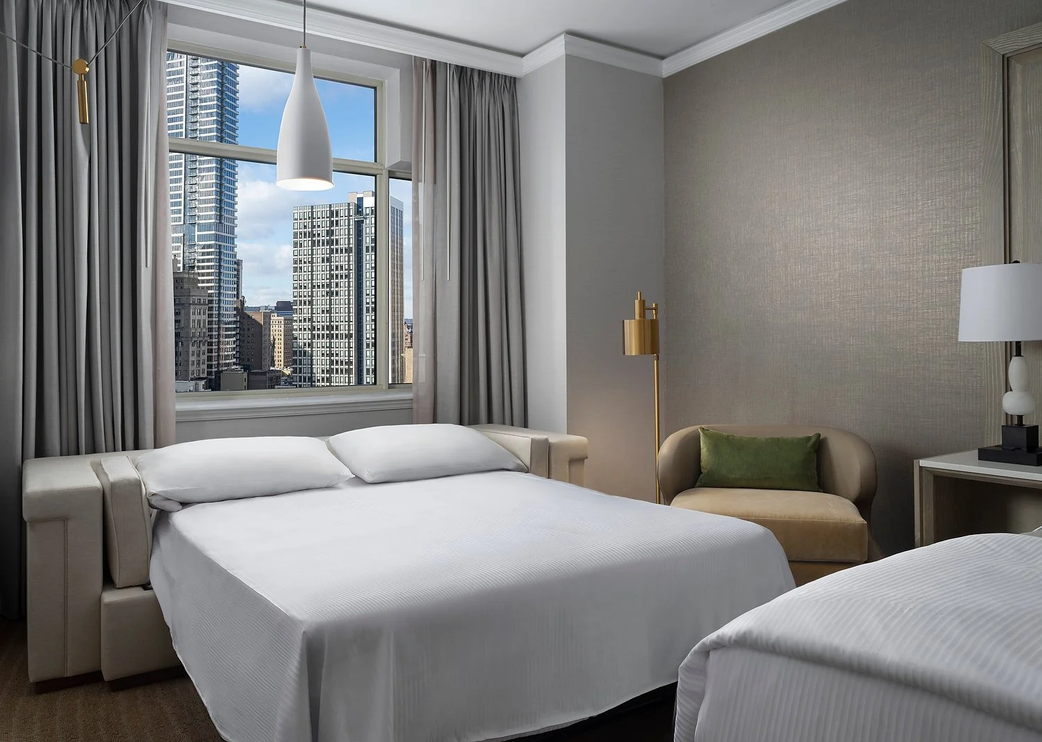 Conshohocken Residence Inn - RM1521 Standard King pull out couch.JPEG