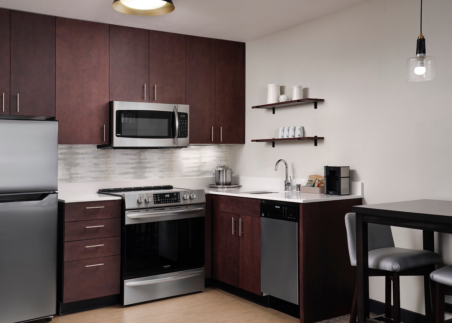 Rochester Residence Inn room 402 1 bedroom king kitchen .JPEG