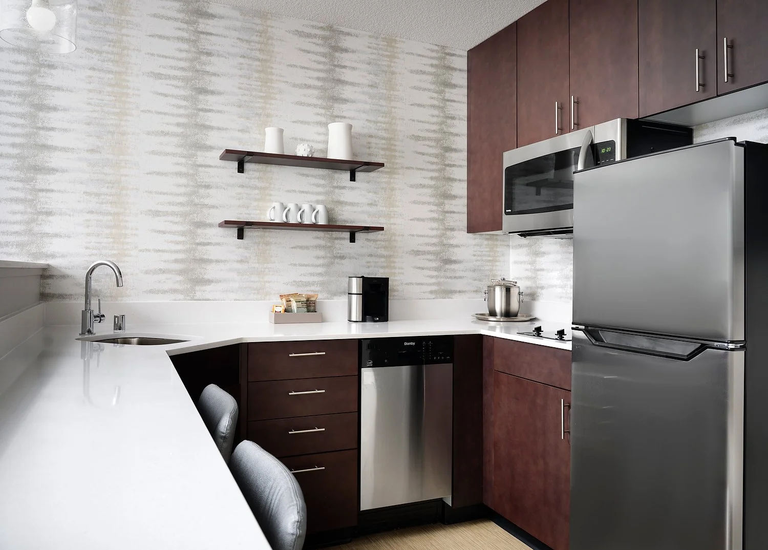 Rochester Residence Inn room 437 studio kitchen island.JPEG