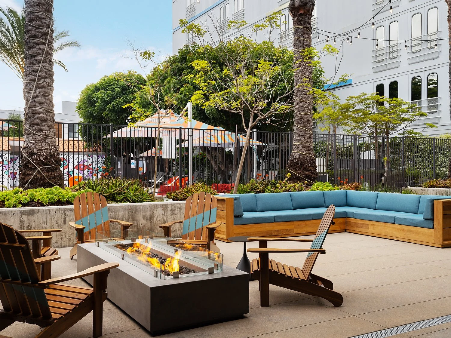 LAX Aloft backyard firepit.JPG