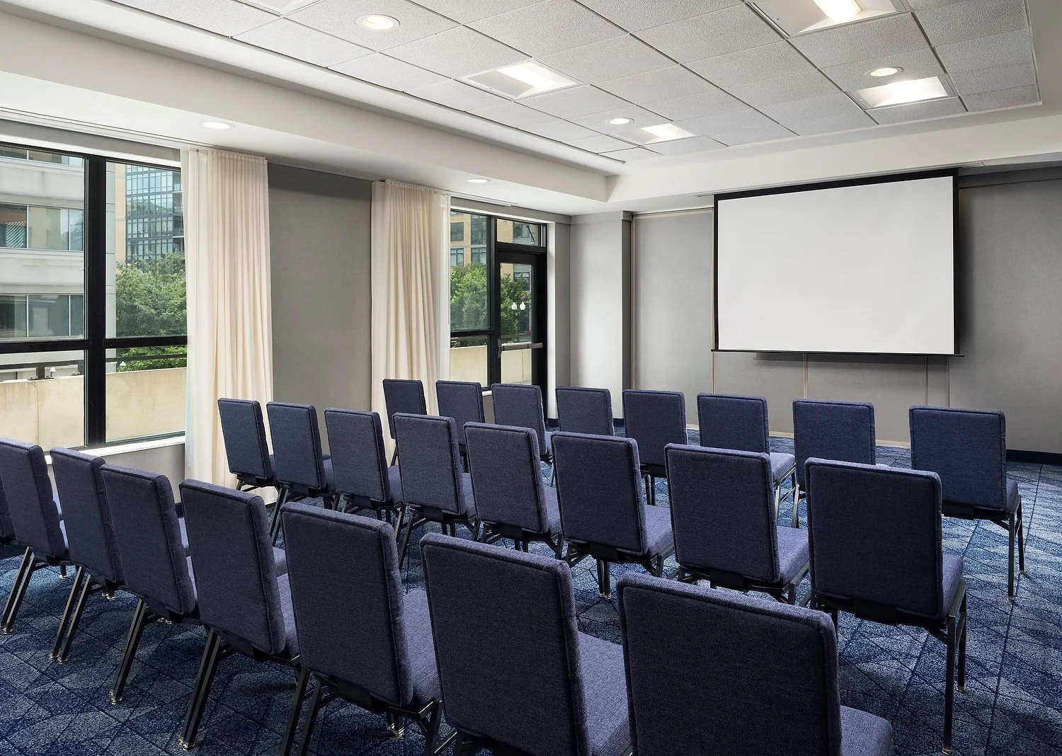 Washington DC Courtyard theater setup meeting space.JPG