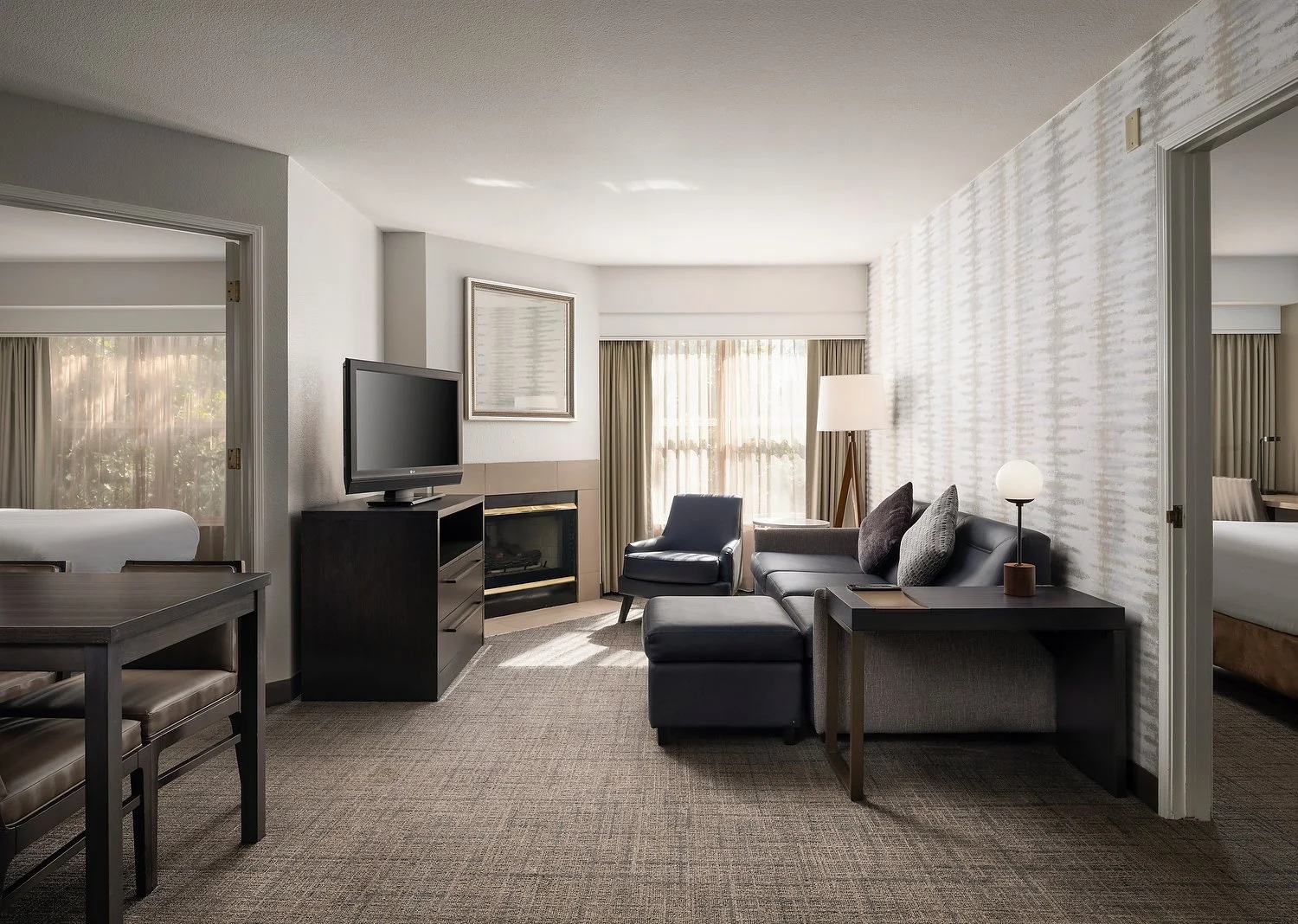 Stockton Residence Inn room 305 2 bedroom suite.JPG