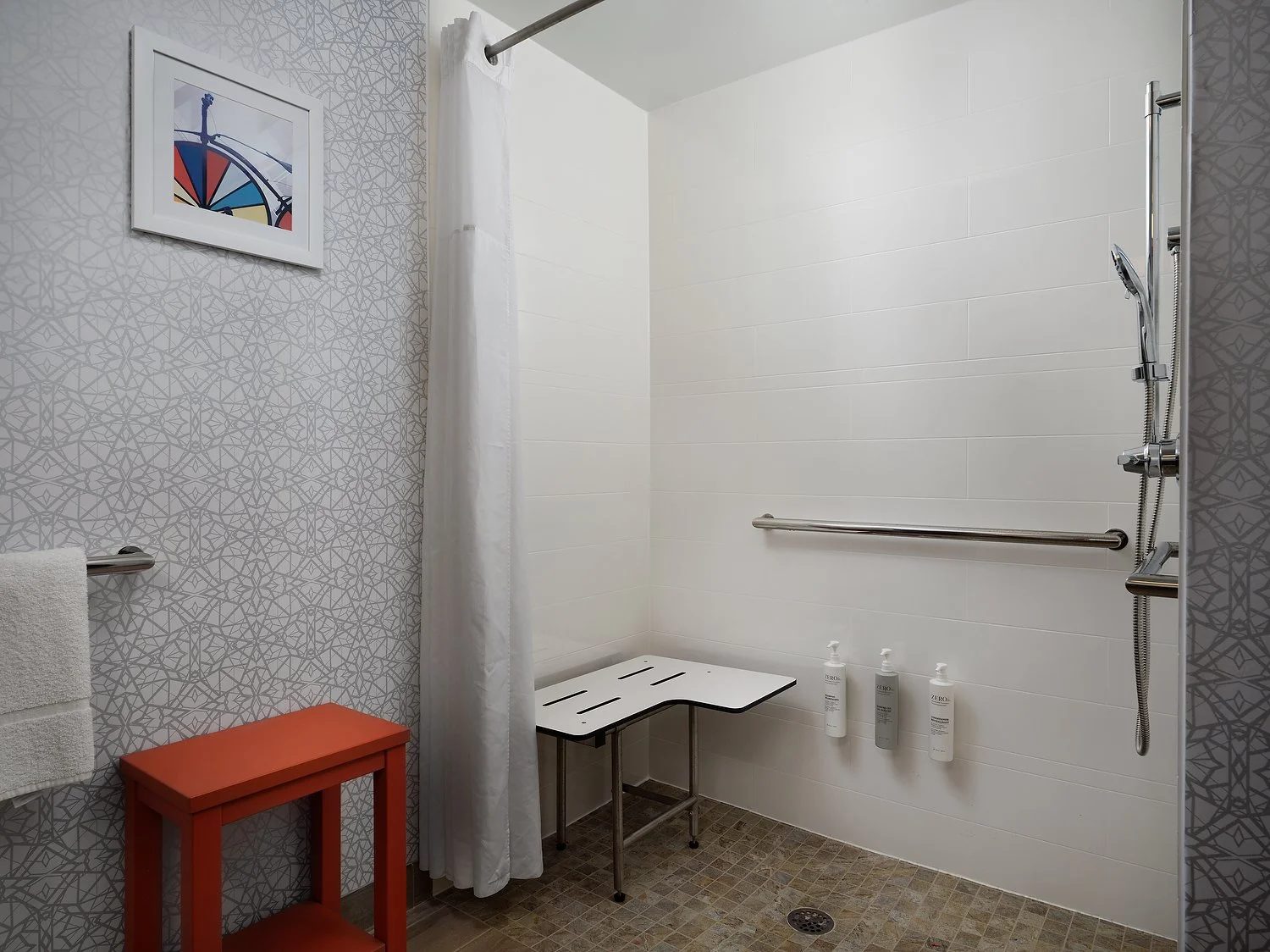 Troy Hampton Inn room 105 ADA bath roll-in  .JPG