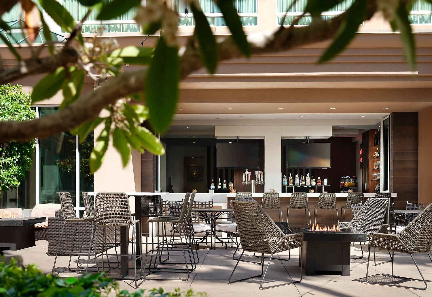 DoubleTree outdoor seating with bar.JPG