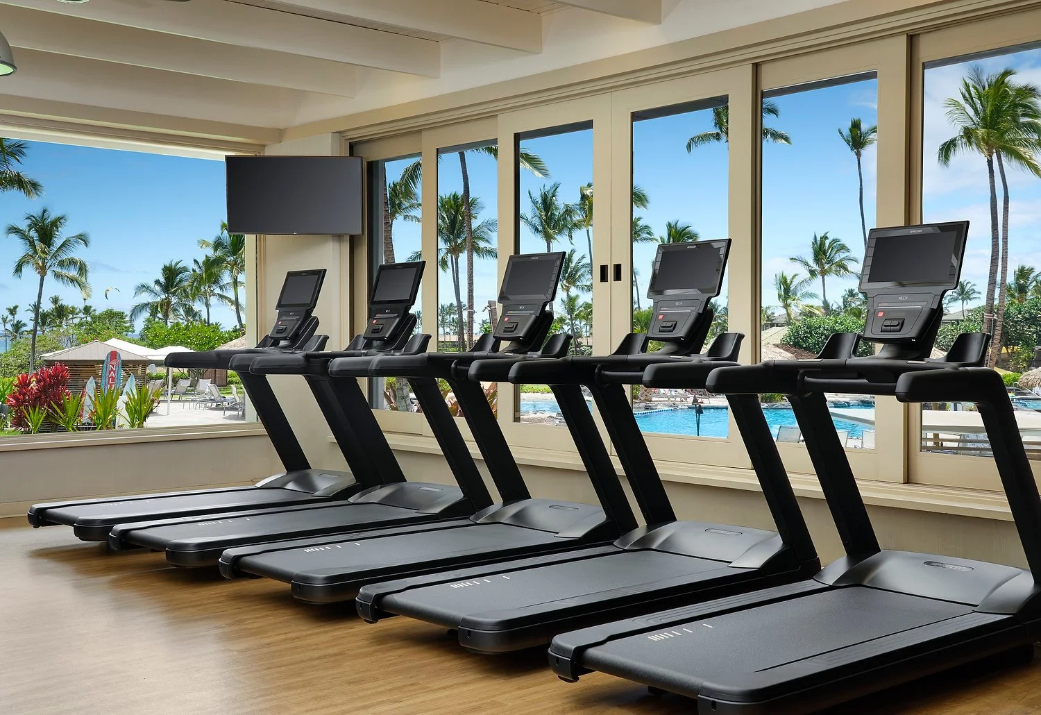 Waikoloa MVC Fitness center treadmill.TIF.JPG