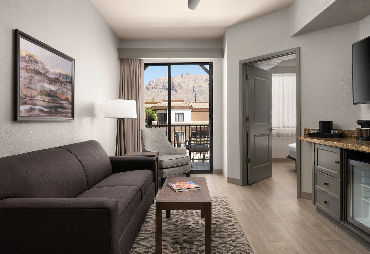 Embassy Suites Tucson - Room 241 - King Pool View.JPG