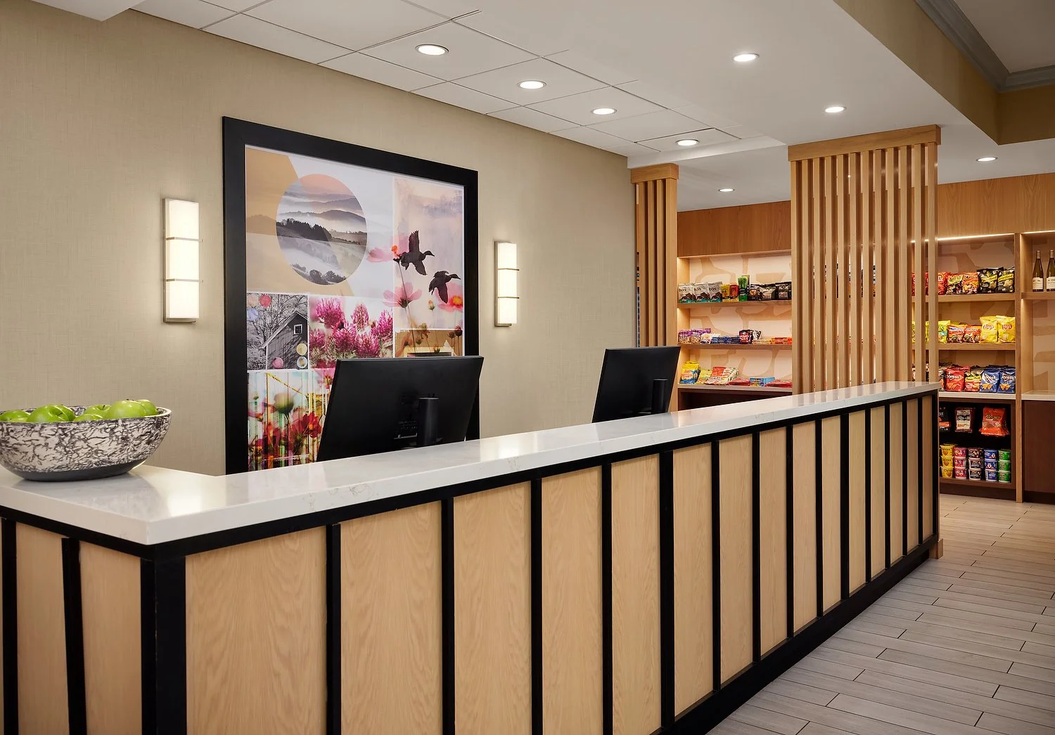 Chicago Sonesta front desk.JPG