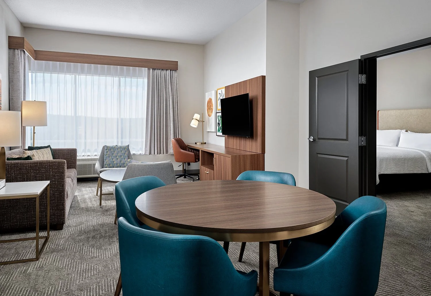 Meridian Holiday Inn rm 535 king suite wide shot.JPG