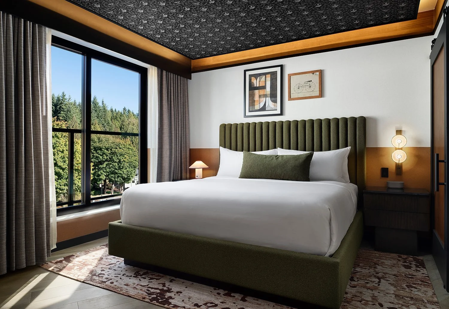 The SOMM Seattle room 246 standard suite bedroom.JPG