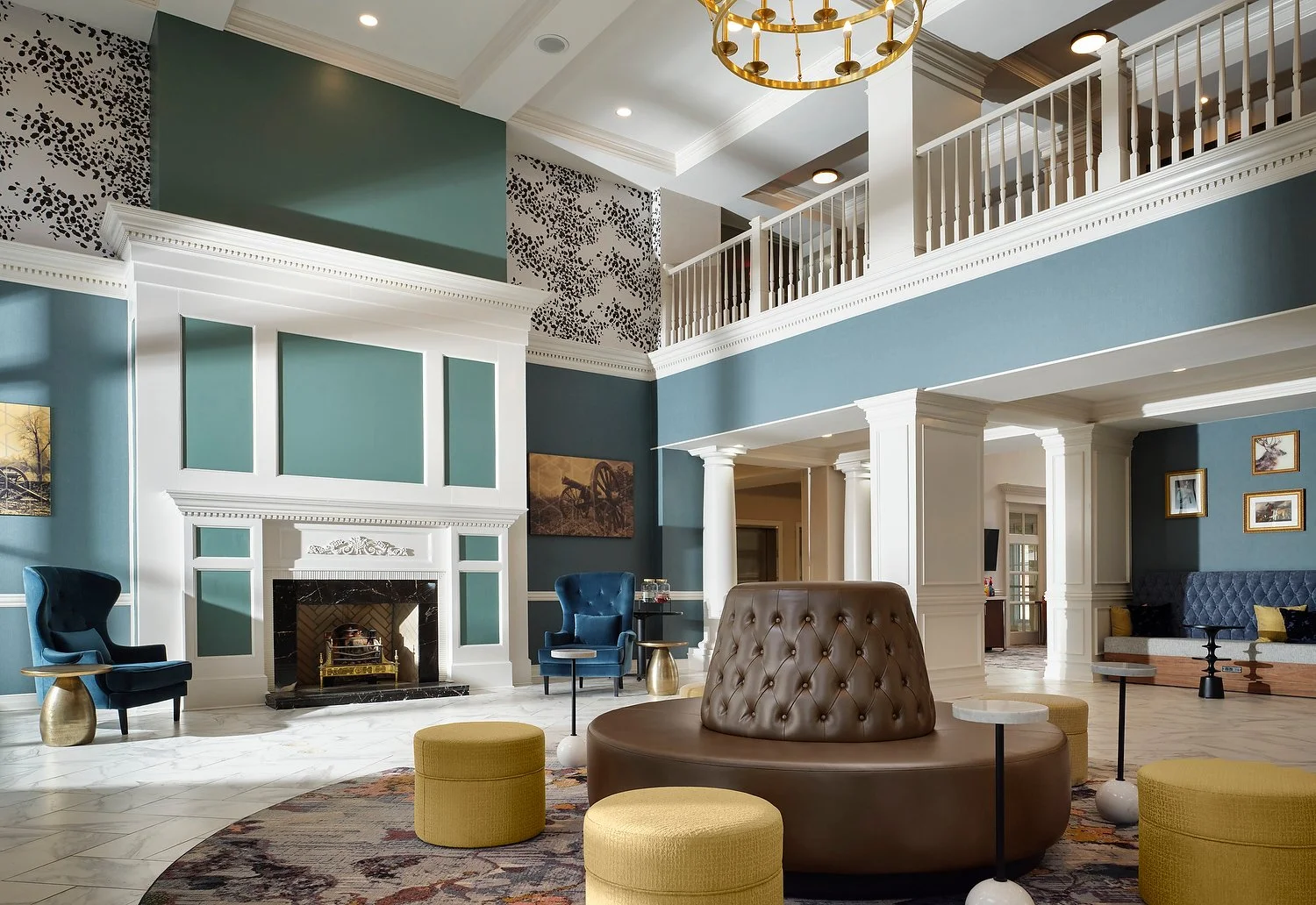 Vicksburg Hampton Inn lobby.JPG