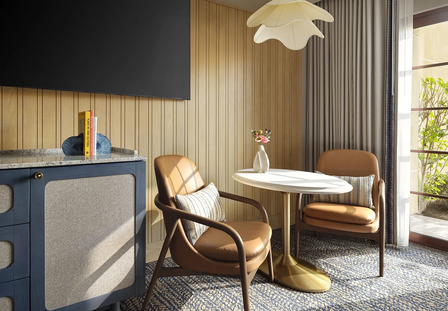 HOTEL SOLEA room 2226 double queen sitting area (Edited).JPG