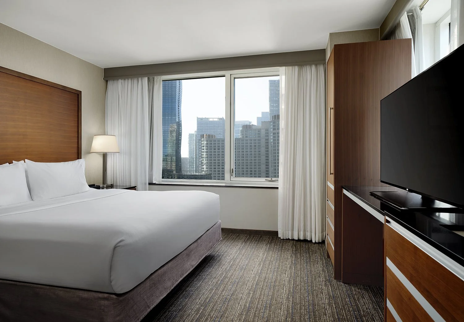 Embassy Suites Chicago room 805 corner room.JPG
