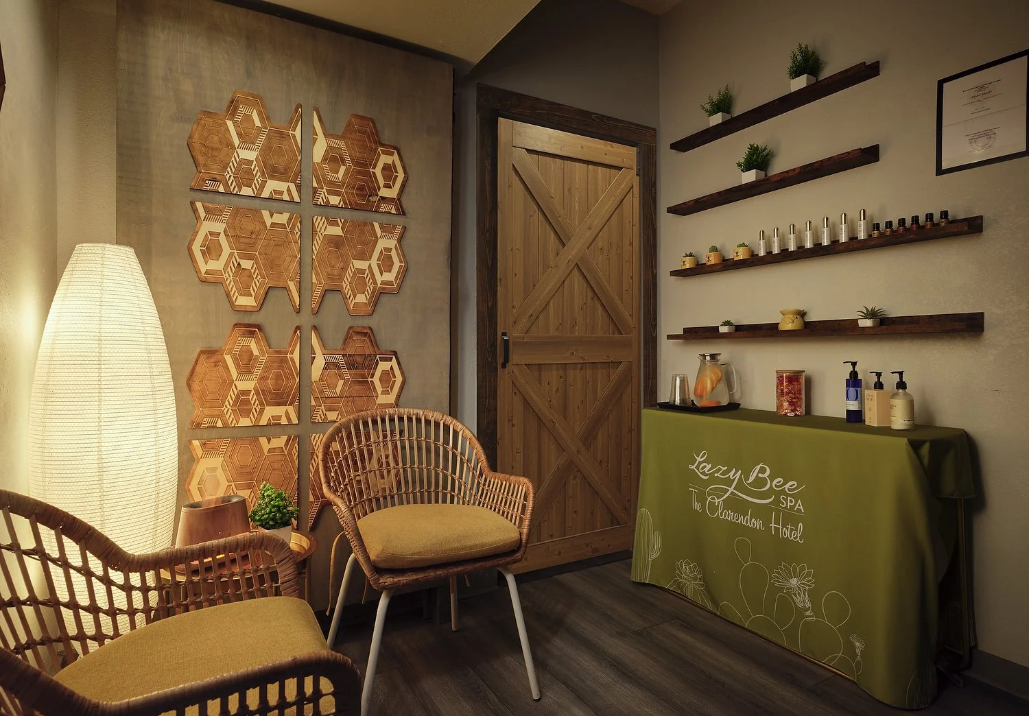 Phoenix clarendon spa waiting room 1.JPG